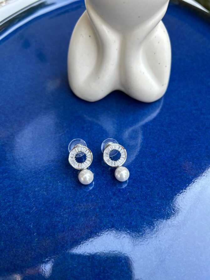 Stone Pearl earrings - Image 2