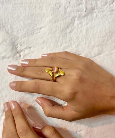 Statement Blush Ring
