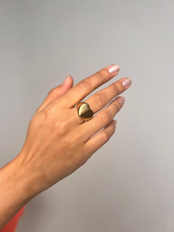 Chunky Heart Ring