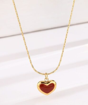 Lil Red Heart Necklace