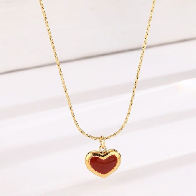 Lil Red Heart Necklace