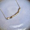 Statement wave Silver Necklace