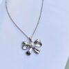 Pearl Bow Necklace