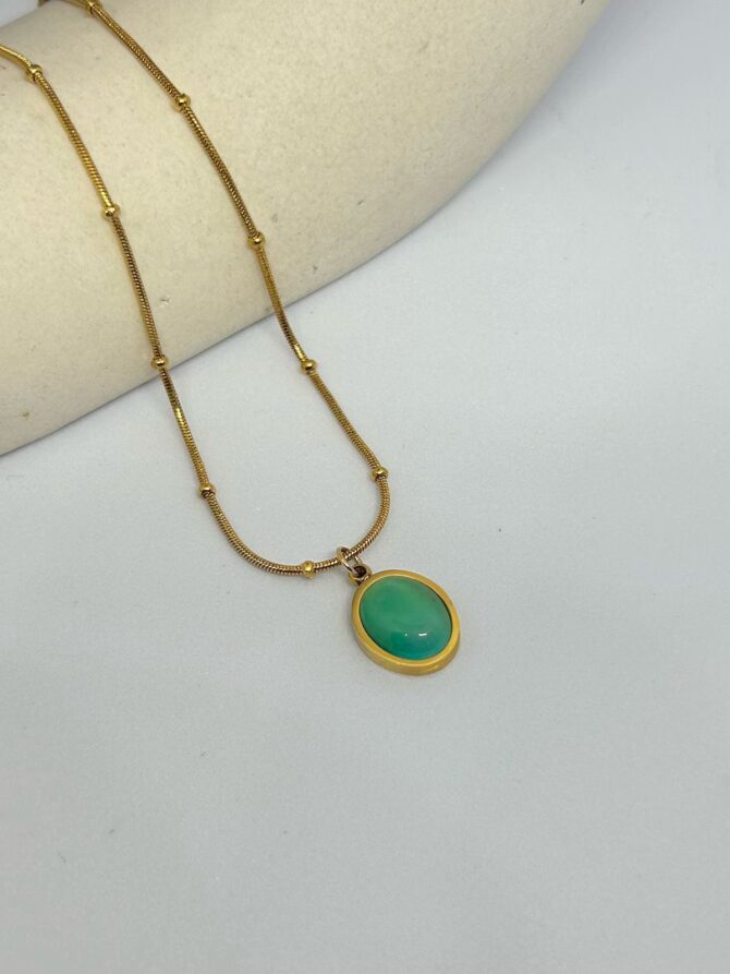 Turquoise Stone Necklace