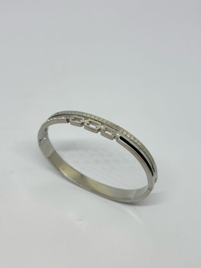 Stone Silver Bangle - Image 2