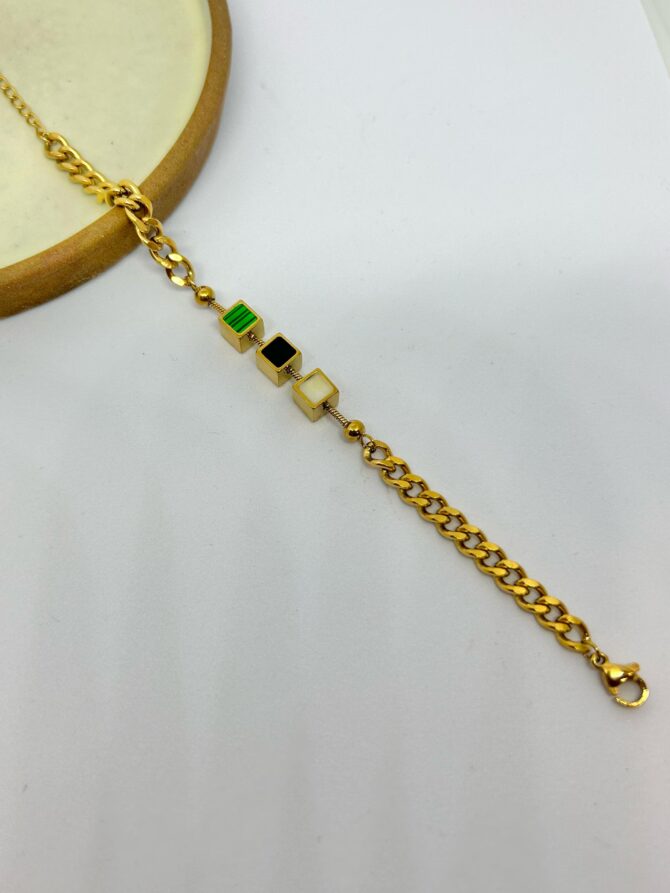 Square stone Bracelet