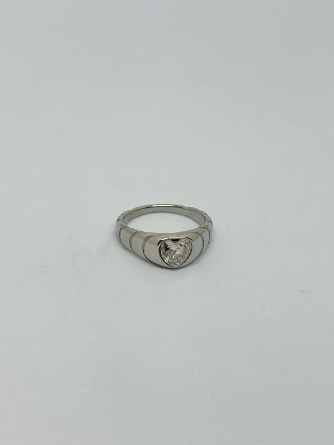 Cupid Stone Silver Ring