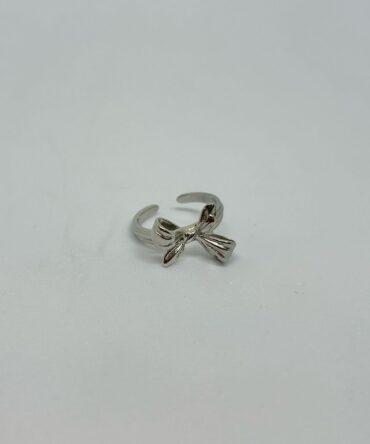 Silver Bow Ring