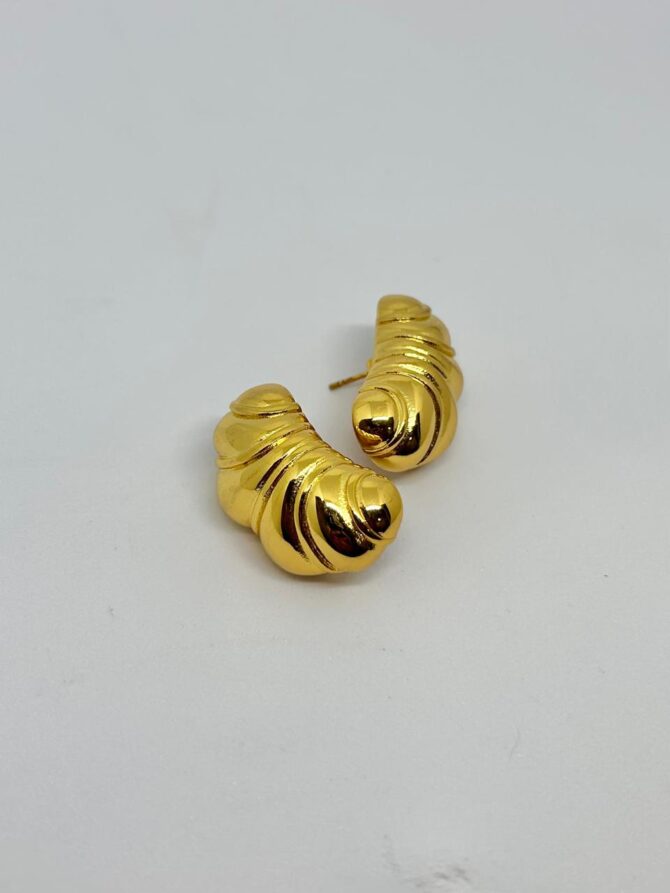 Chunky Croissant Earrings