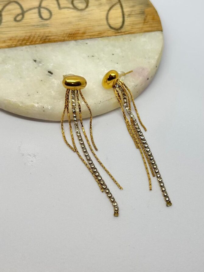 Dangling Stone Earrings