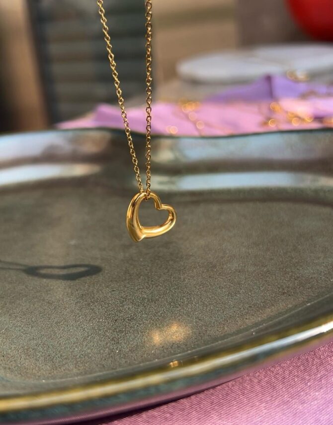 Hollow Heart Necklace