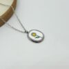 Sunflower Silver Necklace