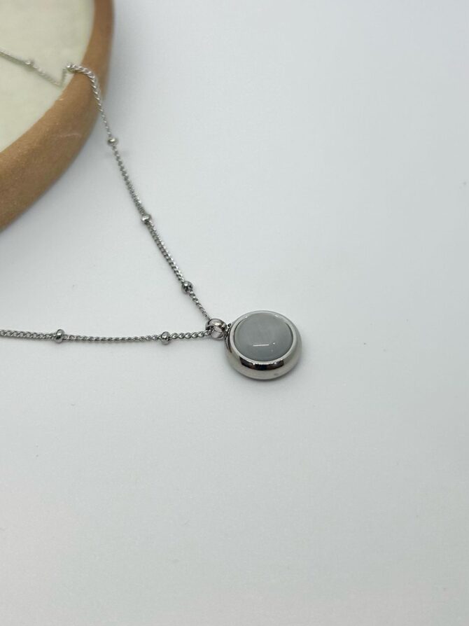 Moonstone Silver Necklace