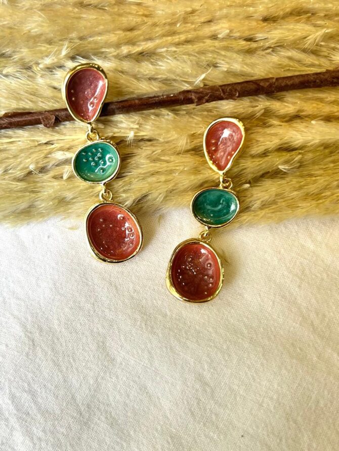 Multi Texture Earrings