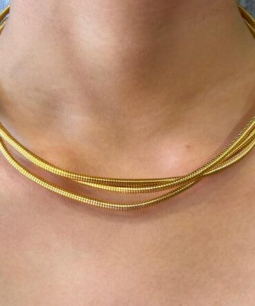 Chunky Spiral Necklace