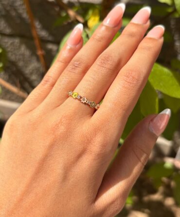 Colorful lilies Ring