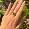 Middle Green Stone Ring
