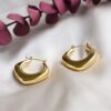 Horn Hoop earrings