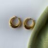Moon Hoop earrings