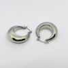 Silver Chunky Hoop earrings