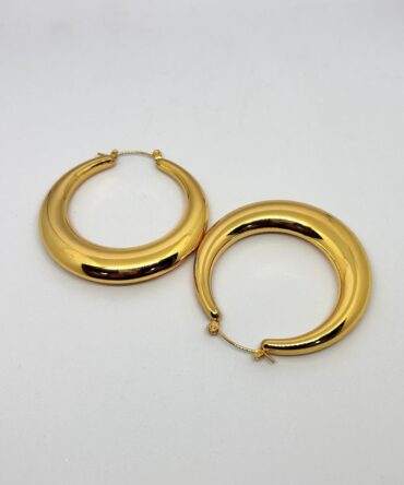 Crescent Hoop earrings