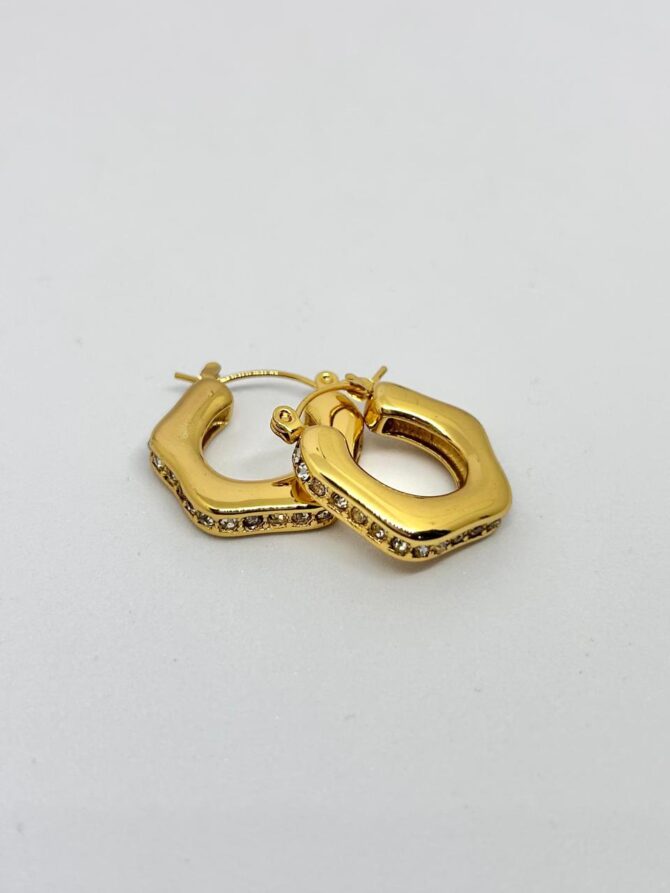Pentagon Hoop earrings - Image 2