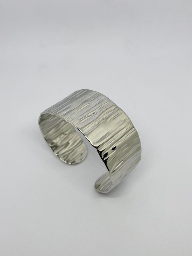 Trunk Chunky Bangle (Silver)