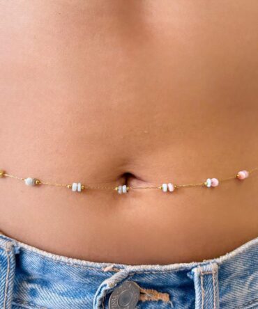 Pastel Stone Waist Chain