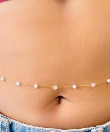 Multi-Pastel Beads Waist Chain