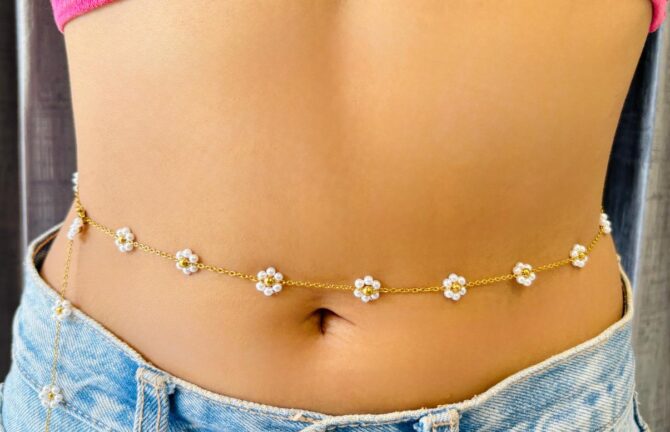 Flora Petal Waist Chain