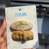 Dusky Flora | Embroidery Handmade Hair Clips (Set of 2)