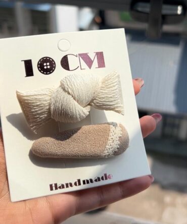 Knot | Embroidery Handmade Hair Clips (Set of 2)