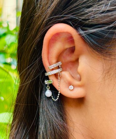 Wrap-on Dangling Ear Cuff (Available in Silver and Golden Coating)