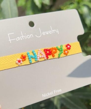 H-A-P-P-Y Beaded Bracelet