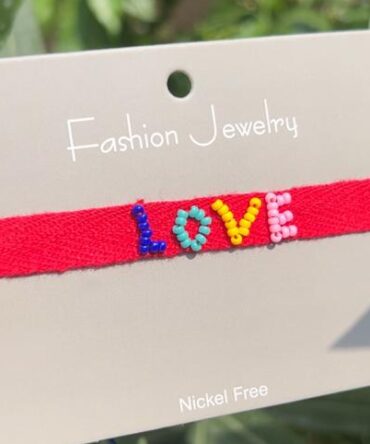L-O-V-E Beaded Bracelet