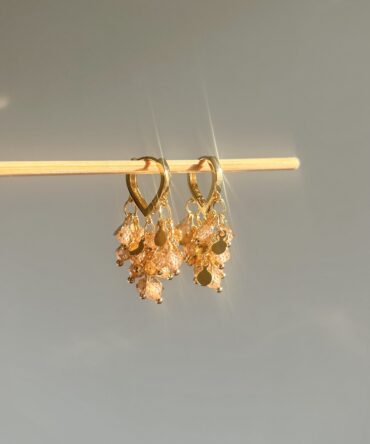 Hanging Rosy Earrings