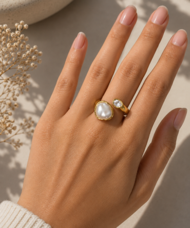 Bypass Stone Ring