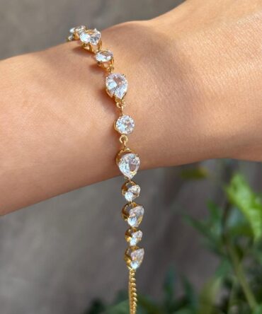 Diamond Tennis Bracelet | Golden