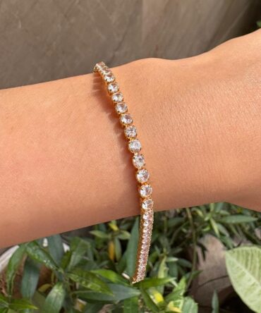 Tennis Bracelet | Golden