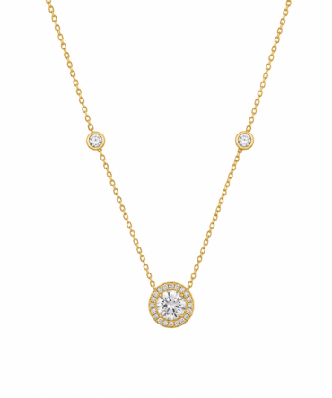 Multi Round crystal Necklace