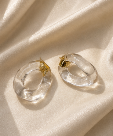 Subtle Glass Bling Earrings